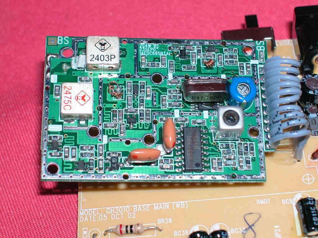 2.4GHz 40 Channel Analog Modulation Cordless Phone - FCC ID LBBGH3012AT - Continental Conair Limited