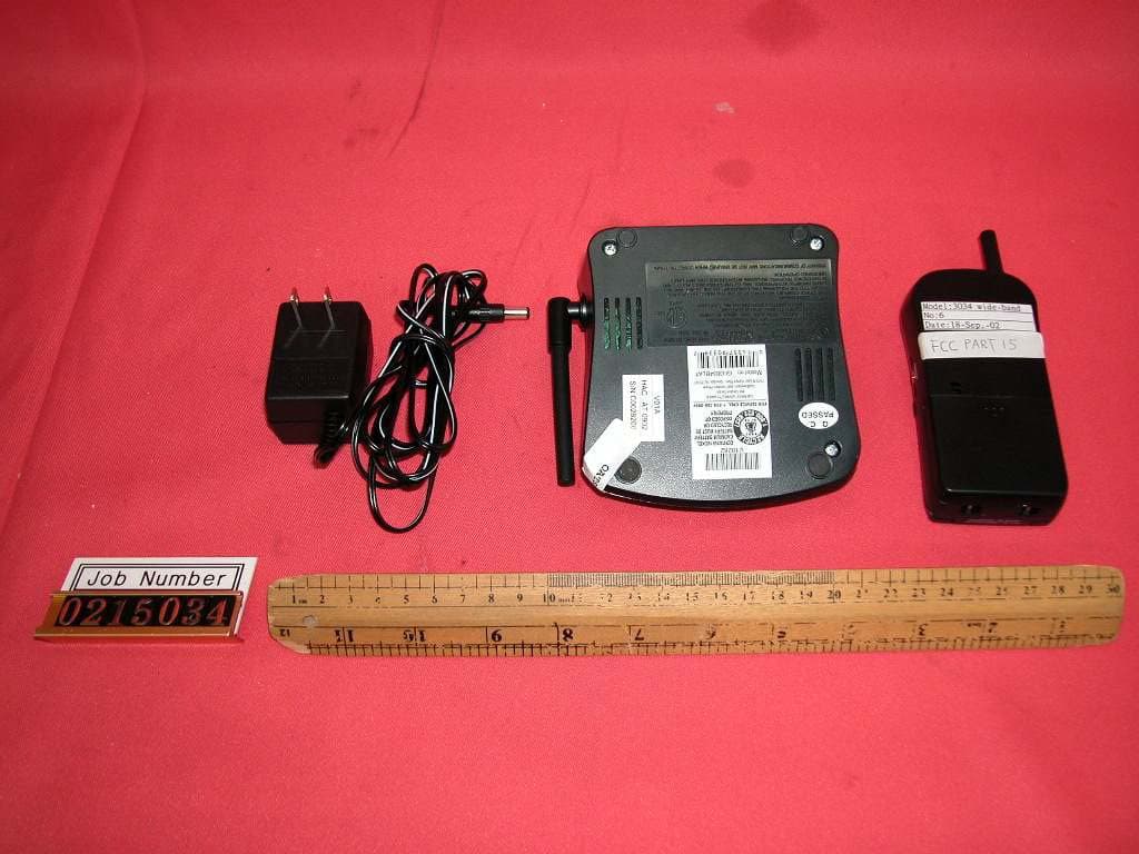 2.4GHz 40 Channel Analog Modulation Cordless Phone - FCC ID LBBGH3034ATA - Continental Conair Limited (2)