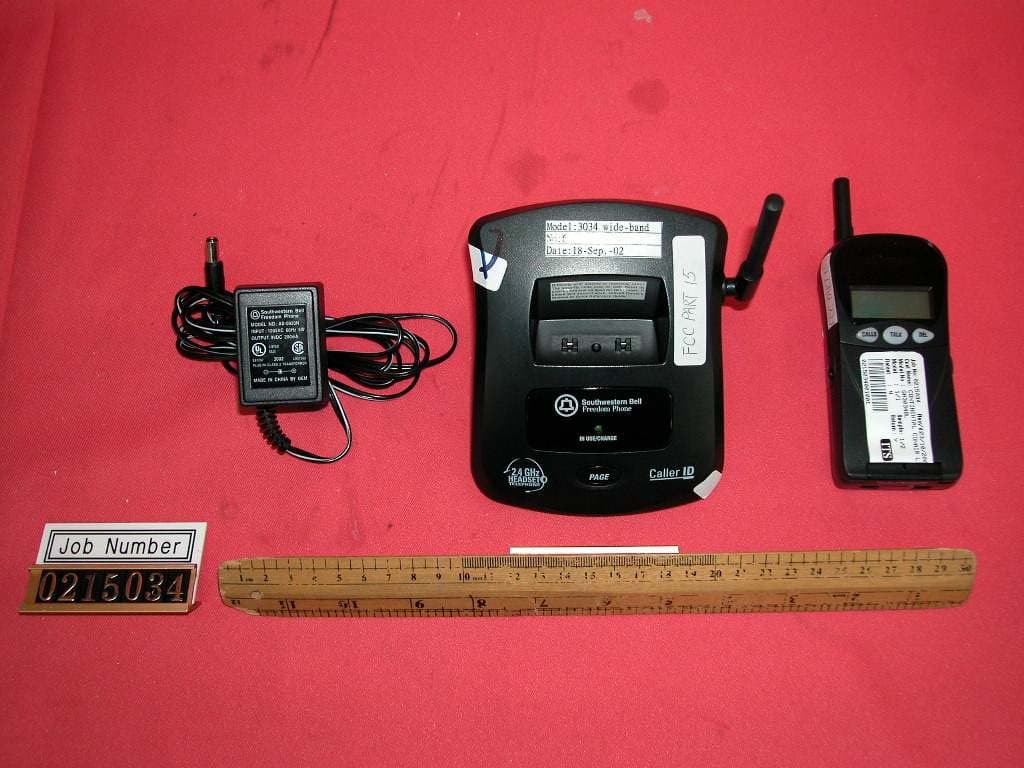 2.4GHz 40 Channel Analog Modulation Cordless Phone - FCC ID LBBGH3034ATA - Continental Conair Limited