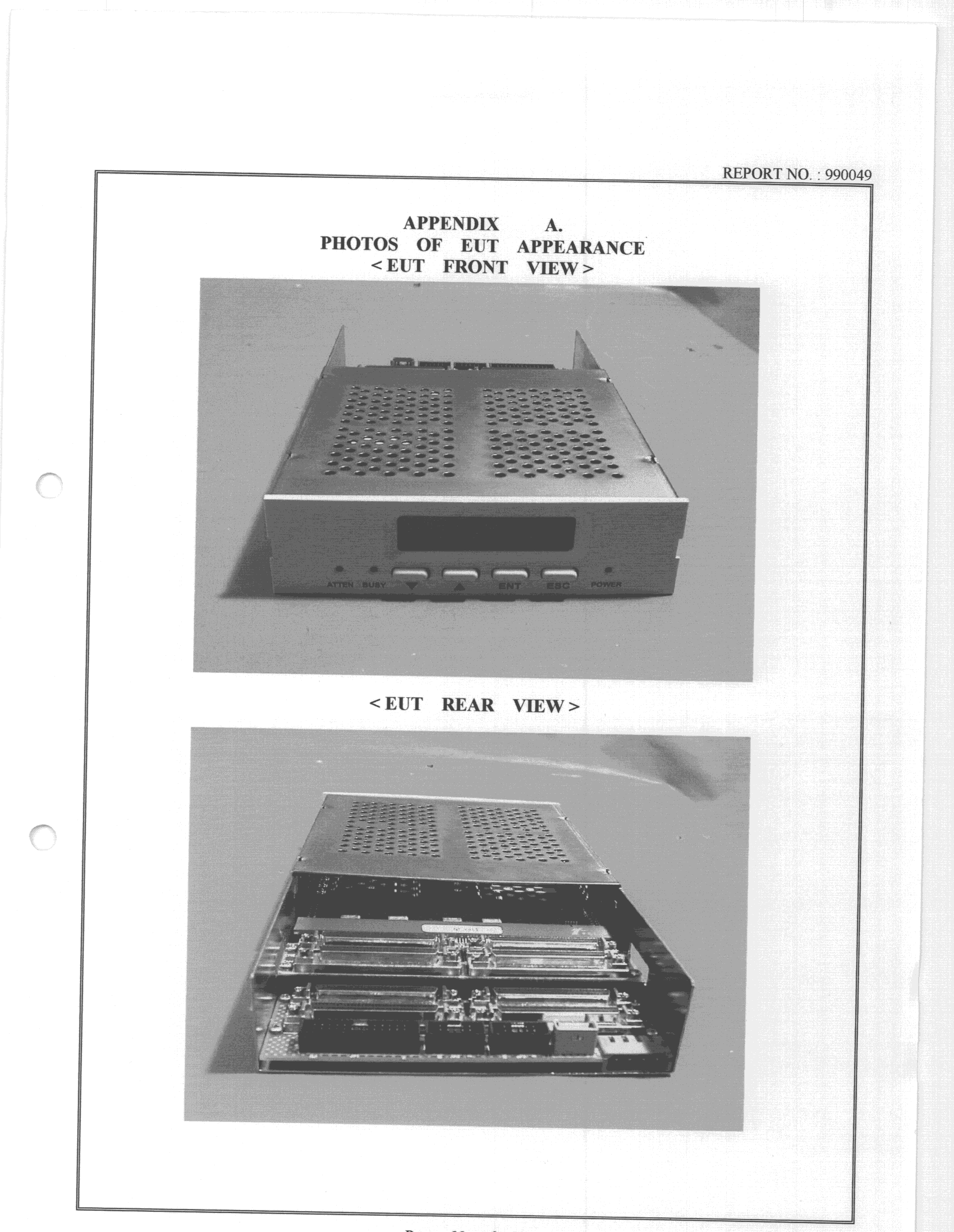 JBP - Part 15 Class B Computing Device Peripheral - FCC ID LC83102UG - Infortrend Technology Inc (3)