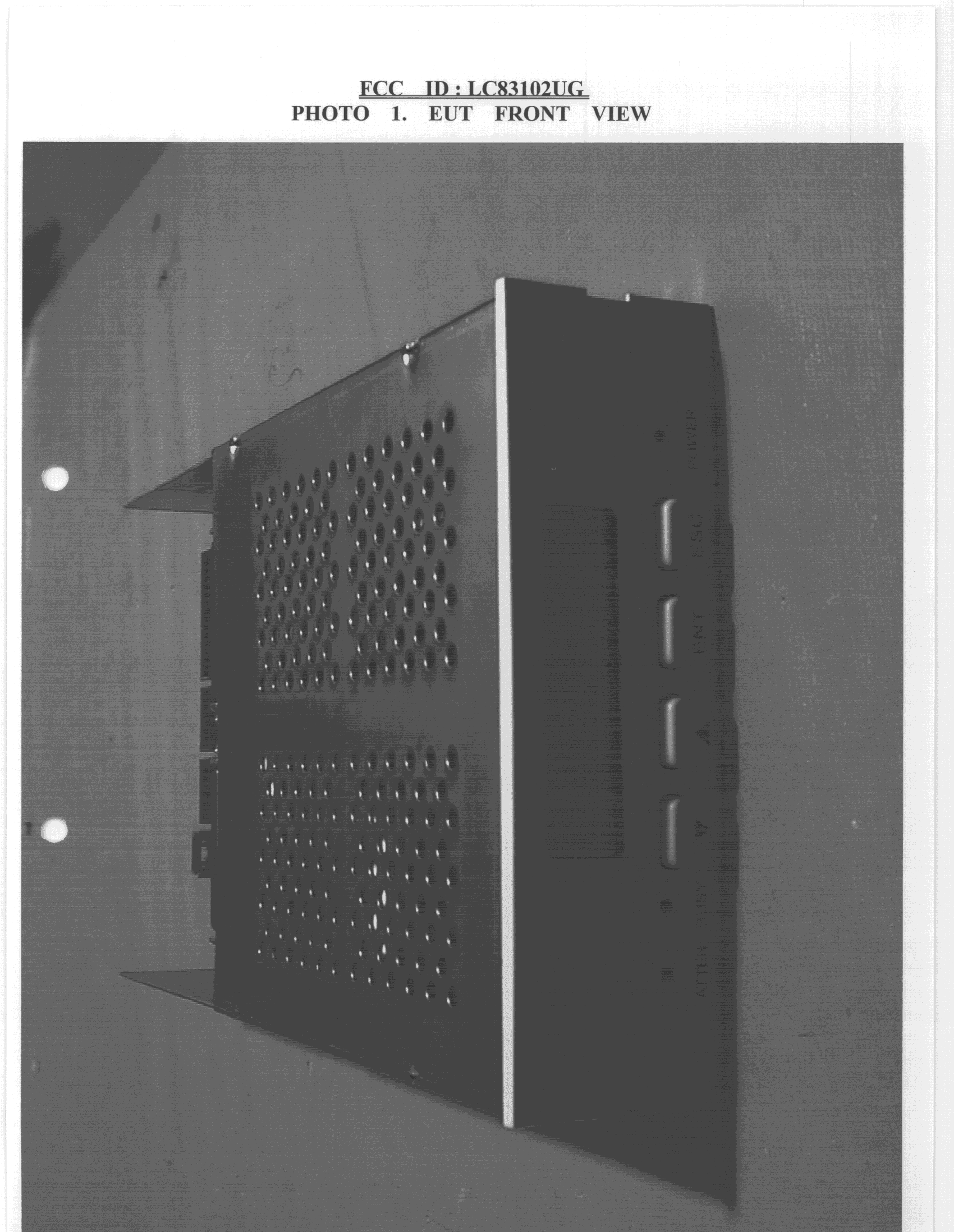 JBP - Part 15 Class B Computing Device Peripheral - FCC ID LC83102UG - Infortrend Technology Inc (2)