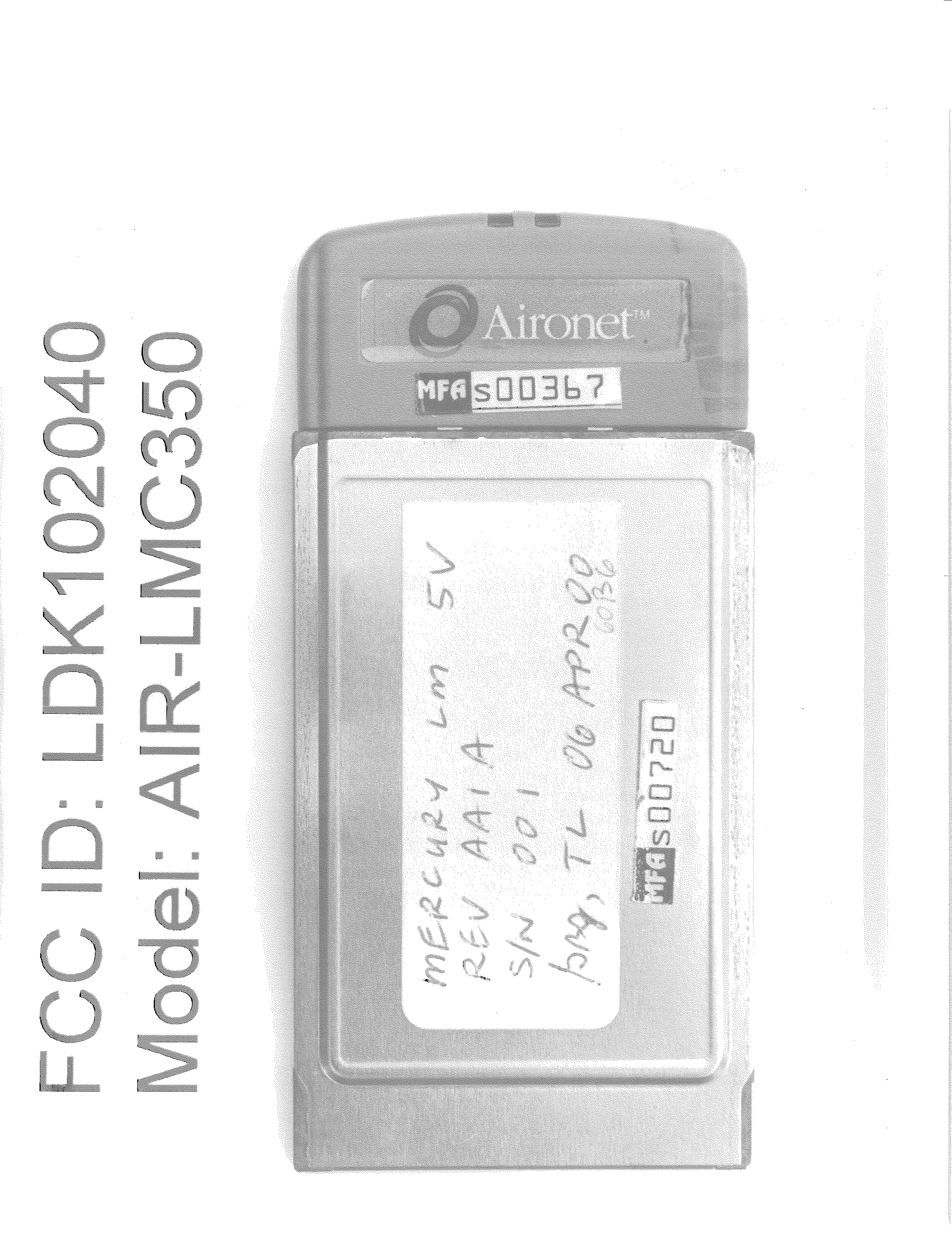 DSS - Part 15 Spread Spectrum Transmitter - FCC ID LDK102040 - Cisco Systems Inc (2)