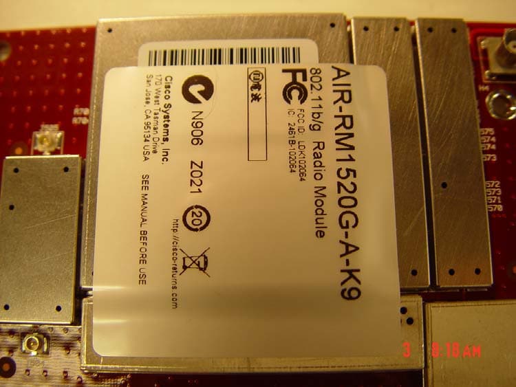 802.11 b/g Radio Module - FCC ID LDK102064 - Cisco Systems Inc (4)