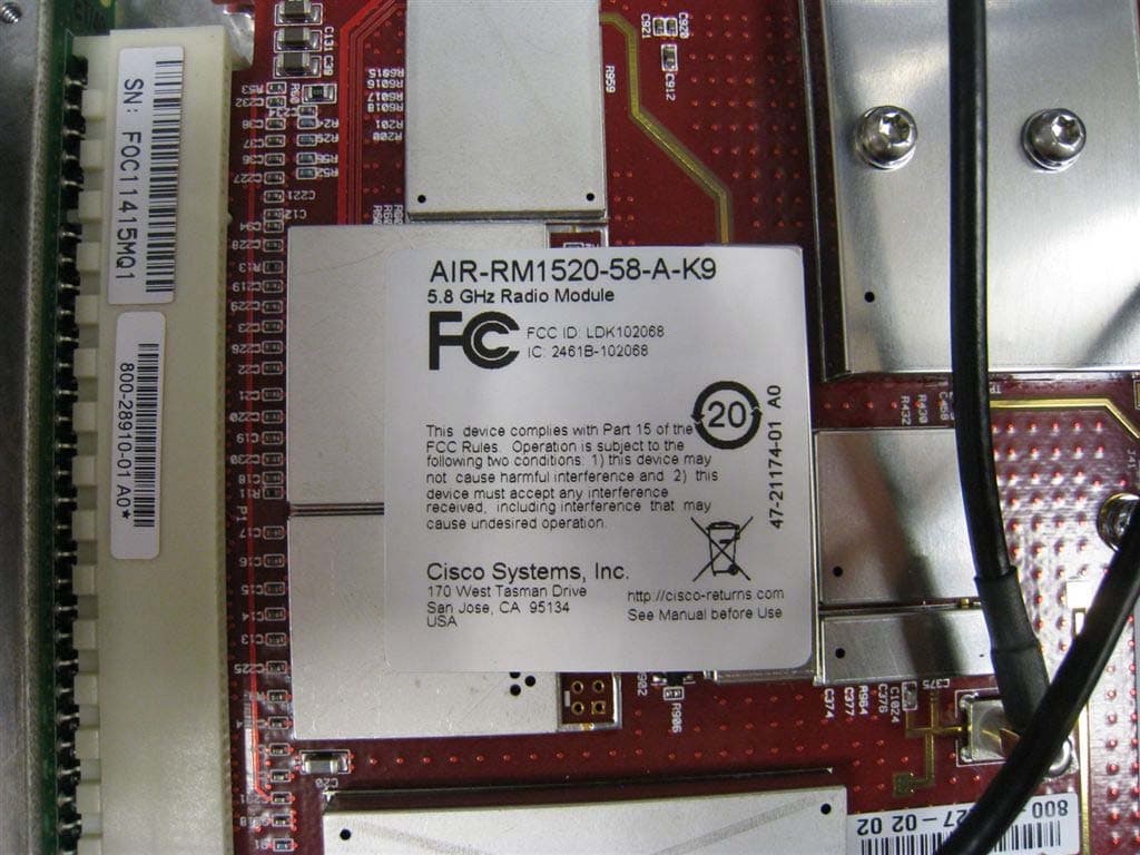 5.8GHz Radio Module - FCC ID LDK102068 - Cisco Systems Inc (3)