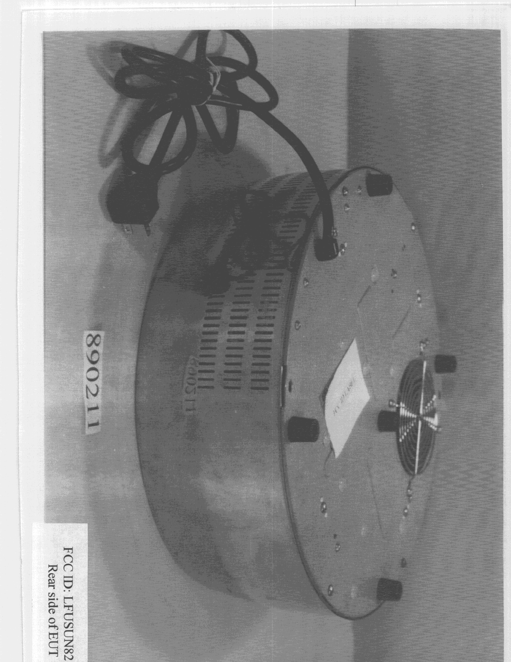 Induction Cooktop - FCC ID LFUSUN8210 - Sunpentown Electric Co Ltd
