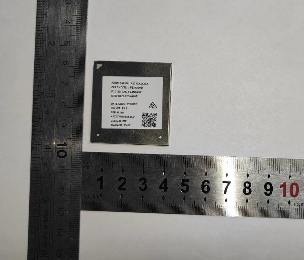 FE3NA0031 module - FCC ID LHJ-FE3NA0031 - Continental Automotive Systems, Inc. (4)