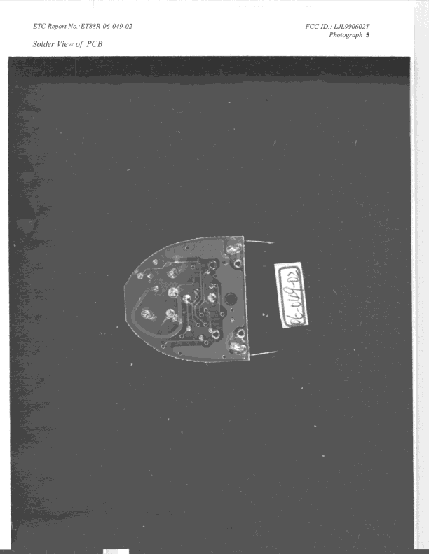DSC - Part 15 Security/Remote Control Transmitter - FCC ID LJL990602T - Lite On Automotive Corporation