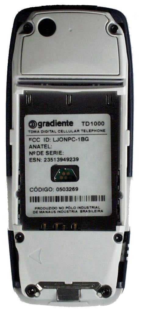 Single band, dual mode cellular telephone - FCC ID LJONPC-1BG - Microsoft Corporation