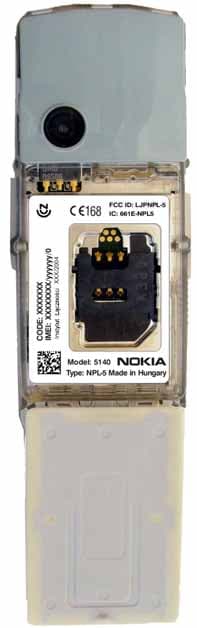 GSM 900/1800/1900 Cellular Telephone - FCC ID LJPNPL-5 - Microsoft Corporation