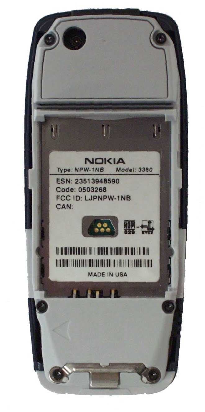 Dual Band Tri-Mode Cellular Telephone - FCC ID LJPNPW-1NB - Microsoft Corporation