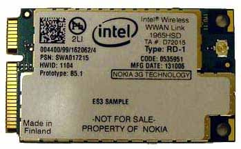 GSM/WCDMA Radio Module - FCC ID LJPRD-1 - Microsoft Corporation (2)