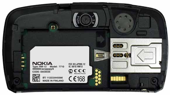 GSM900/1800/1900 Cellular Phone w/BT - FCC ID LJPRM-12 - Microsoft Corporation