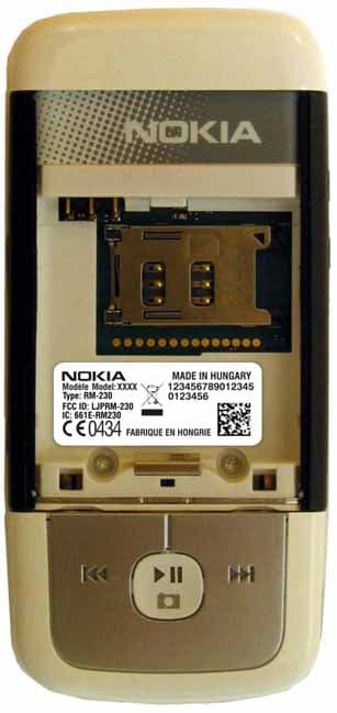 GSM/WCDMA cellular phone w/BT - FCC ID LJPRM-230 - Microsoft Corporation