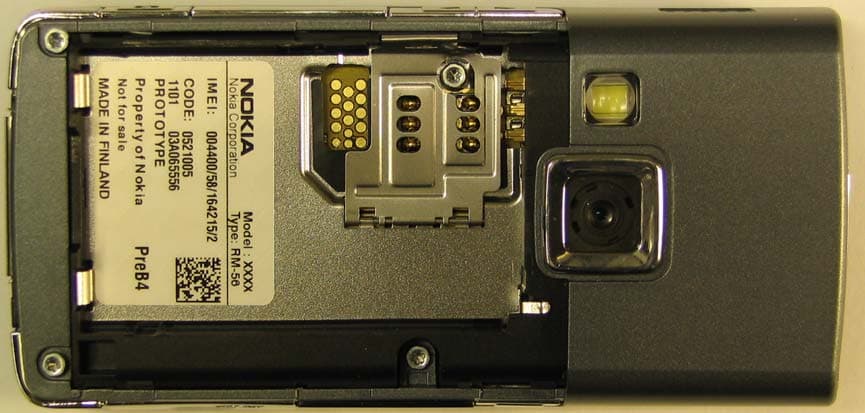 GSM850/900/1800/1900 Cellular Telephone w/BT - FCC ID LJPRM-56 - Microsoft Corporation
