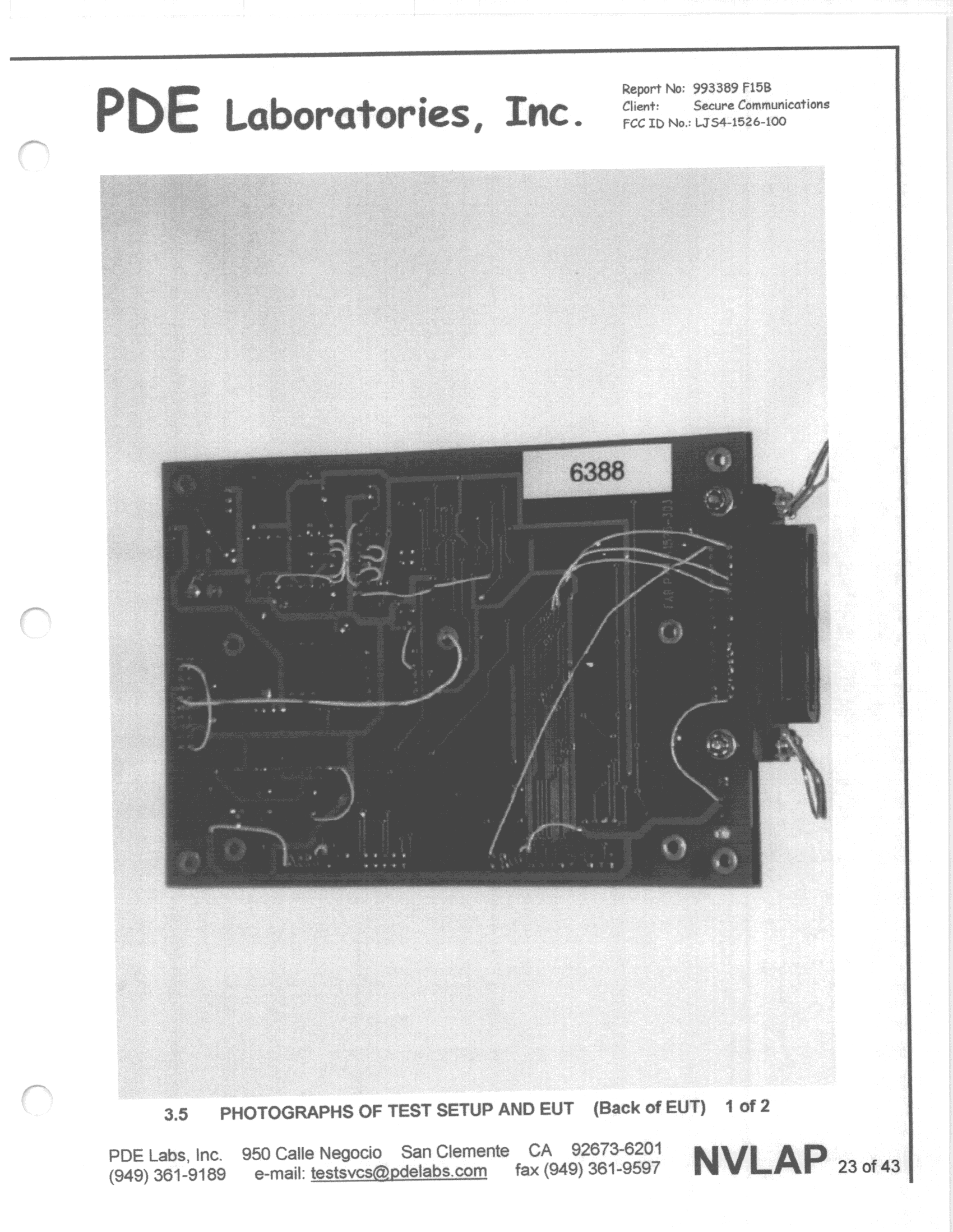 Inkjet Printer - FCC ID LJS41526-100 - Secure Communication Systems Inc (4)