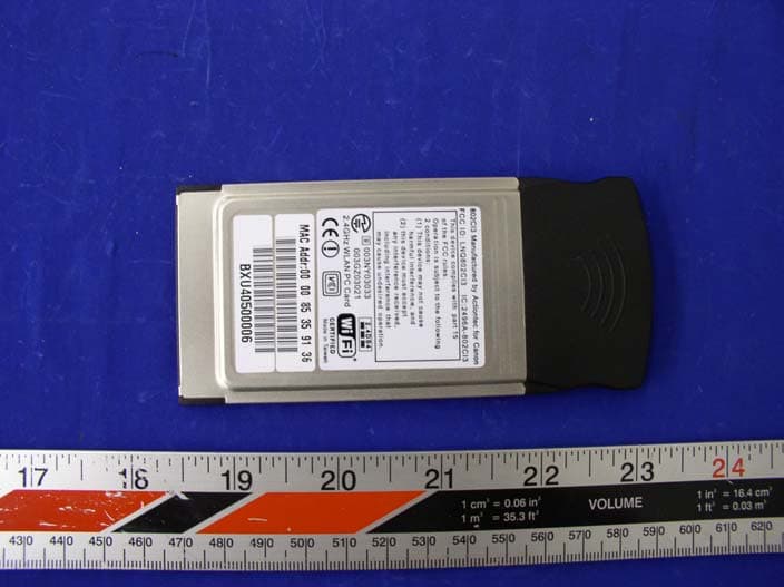 802.11b Wireless PCMCIA Card - FCC ID LNQ802CI3A - Actiontec Electronics Inc (1)