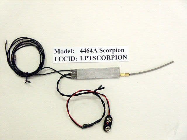 Used by Police For Surveillence - FCC ID LPT-SCORPION - Tektron Micro Electronics Inc