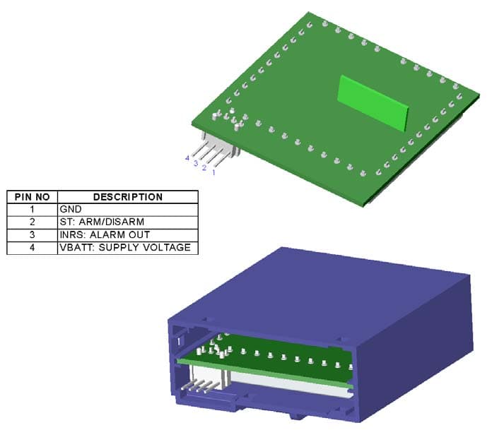 Microwave Sensor - FCC ID LQN2887 - Connaught Electronics Ltd