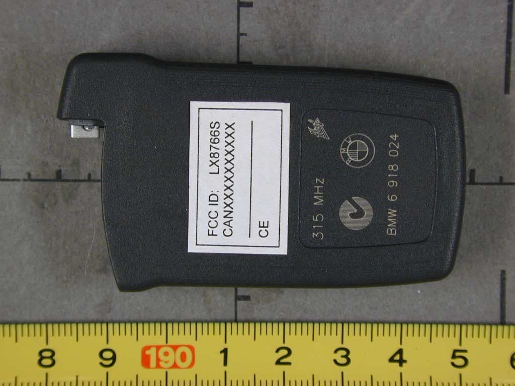 Automotive Remote - FCC ID LX8766S - Bayerische Motoren Werke AG (2)