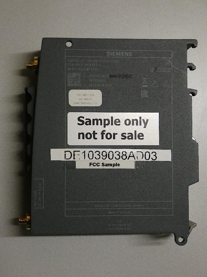 MSAX-W1-RJ-E2 / MSAX-W1-RJ-E2-NO - FCC ID LYHMSAXV1 - Siemens AG (2)