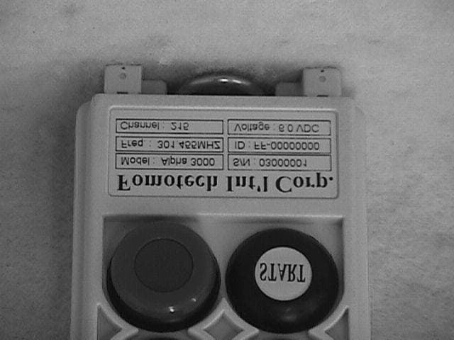 Industrial Radio Remote Control - FCC ID LZ6ALPHA3000MODEL - Fomotech International Corp. (3)