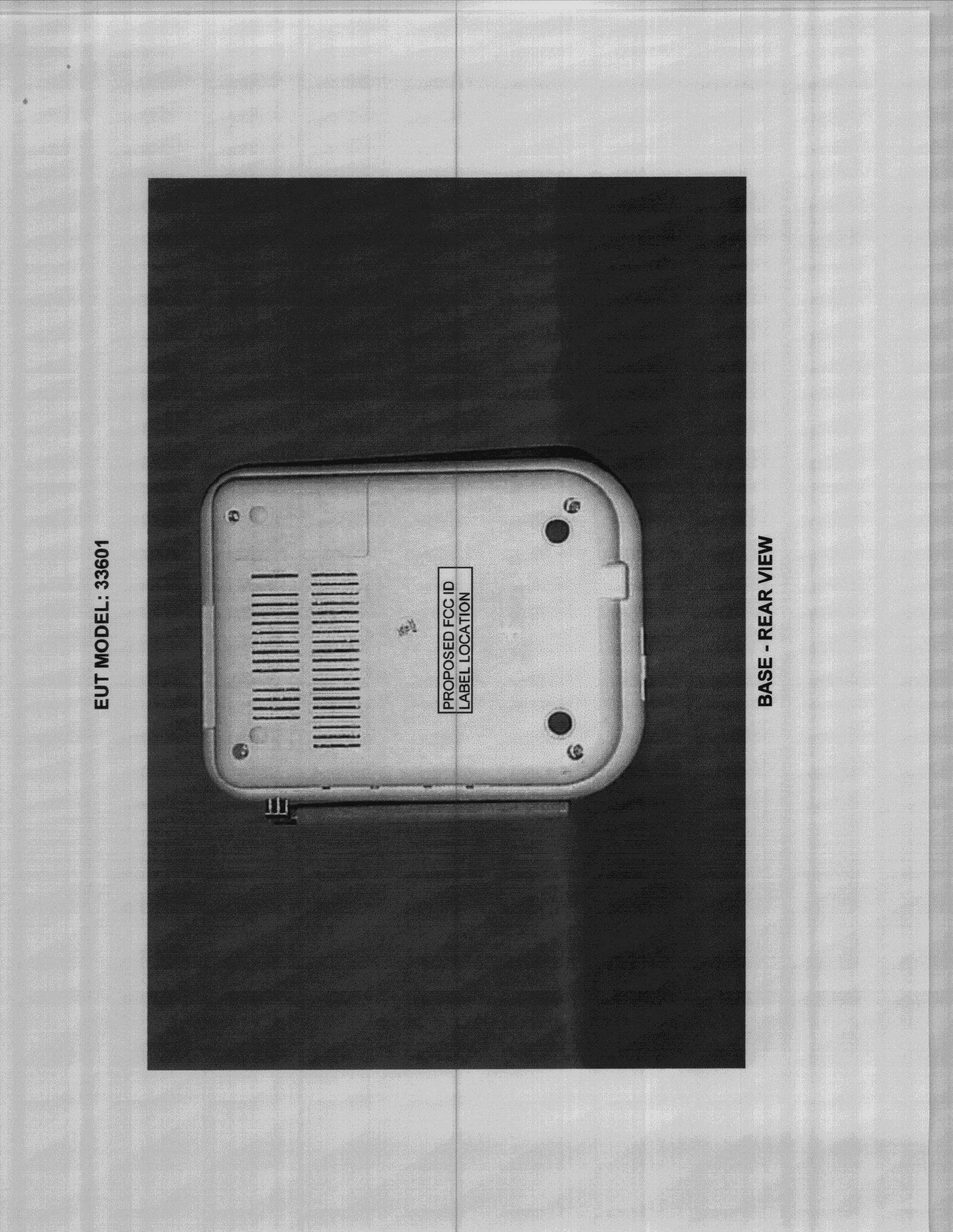 ETS - Part 15 Cordless Telephone System - FCC ID LZX33601 - Unical Enterprises Inc
