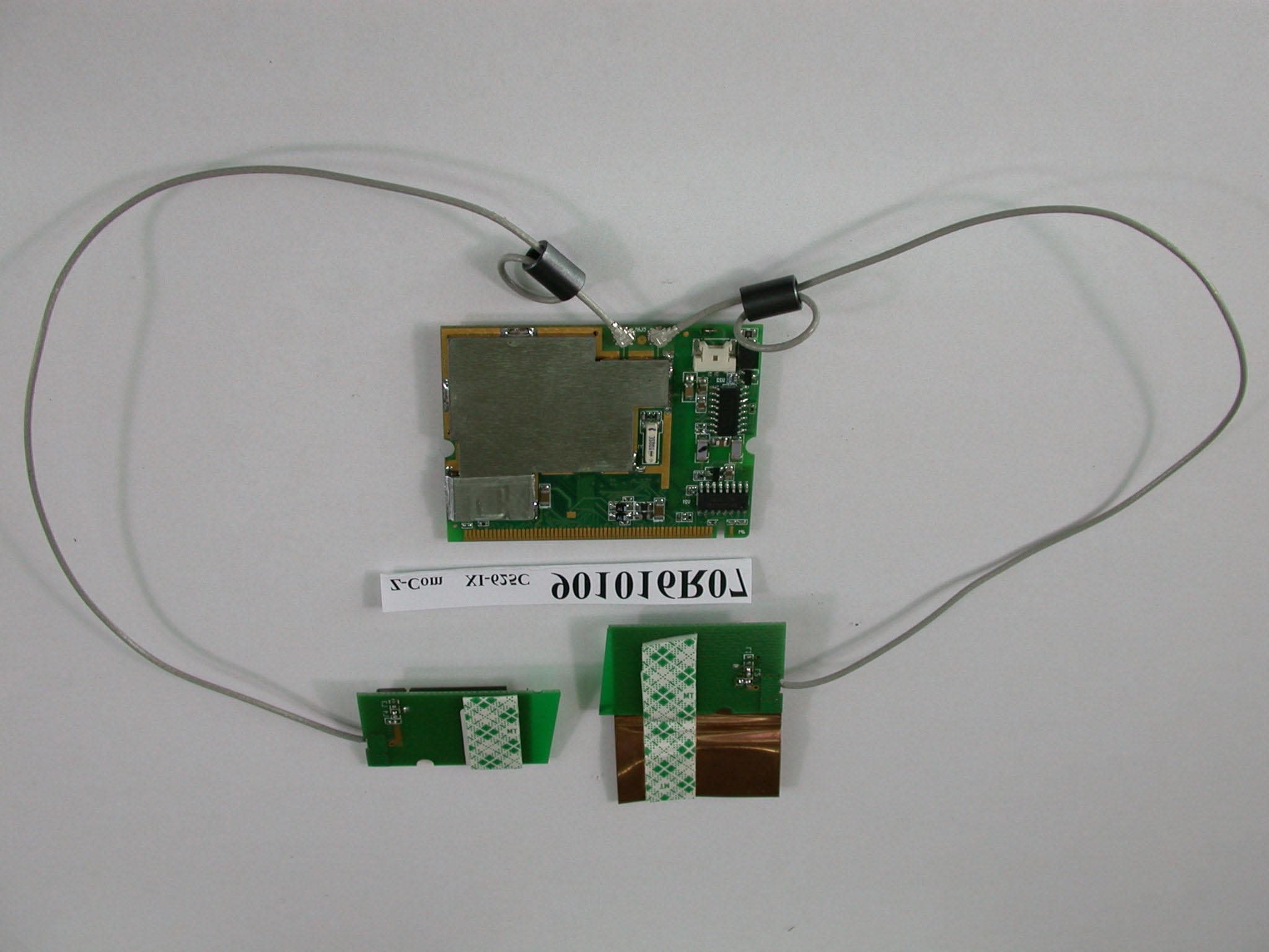 Mini PCI Wireless LAN Card - FCC ID M4Y-06250 - Z Com Inc