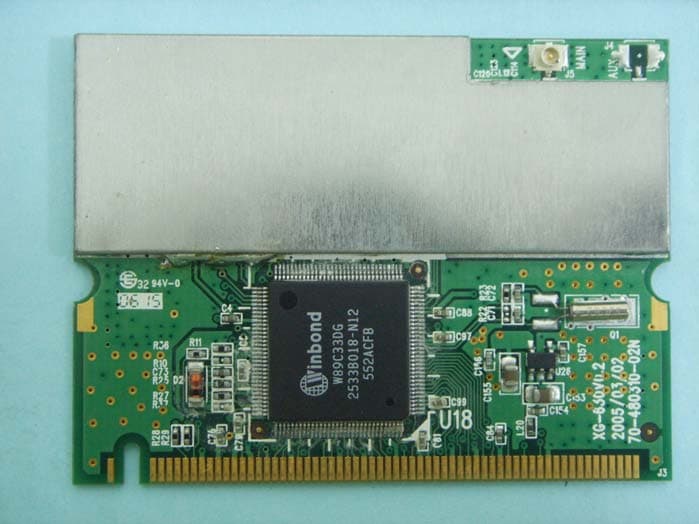 IEEE 802.11b/g Mini PCI Card - FCC ID M4Y-XG-630 - Z Com Inc (2)