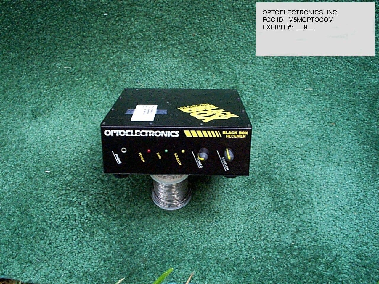 CSR - Scanning Receiver - FCC ID M5MOPTOCOM - Optoelectronics Inc