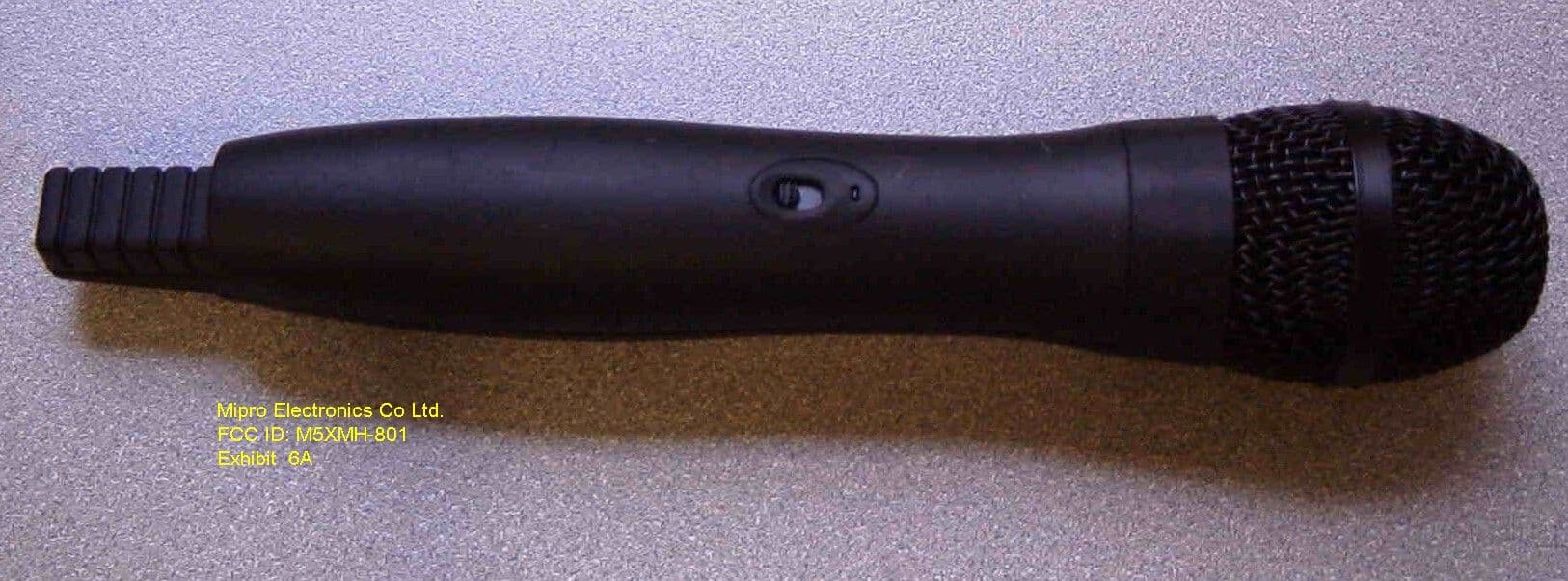 Wireless Microphone TX - FCC ID M5XMH801 - Mipro Electronics Co Ltd