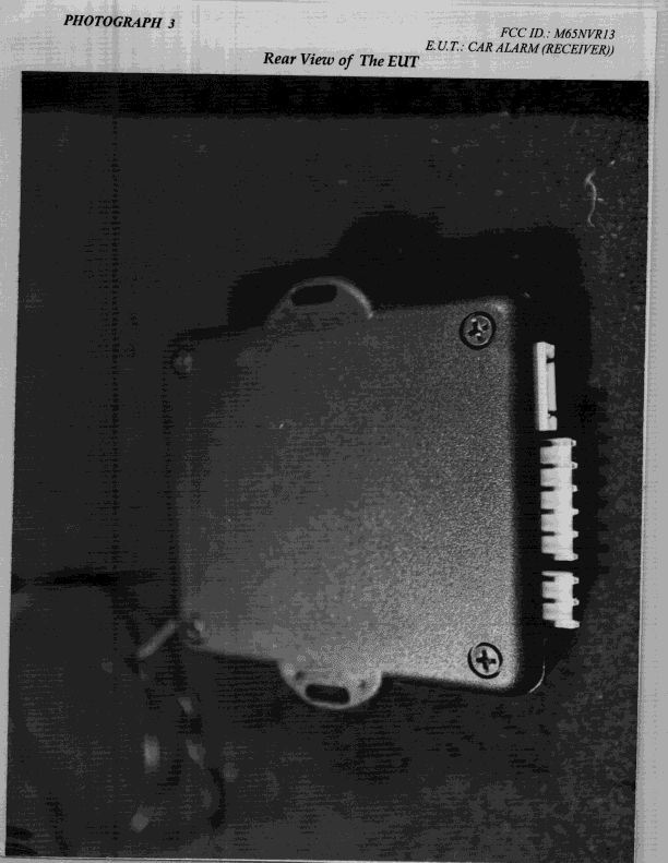 CRR - Superregenerative Receiver - FCC ID M65NVR13 - Super Nova Co Ltd (2)