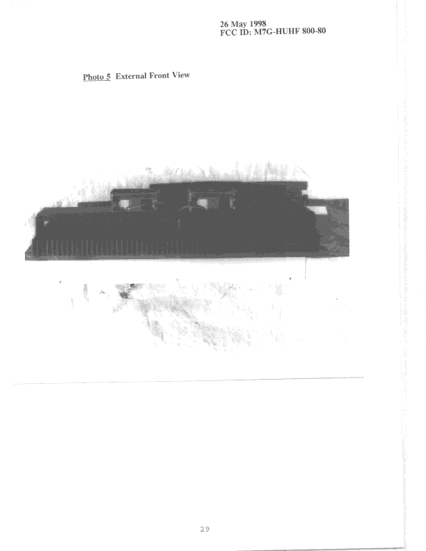 AMP - Amplifier - FCC ID M7G-HUHF800-80 - EMR Corporation (4)