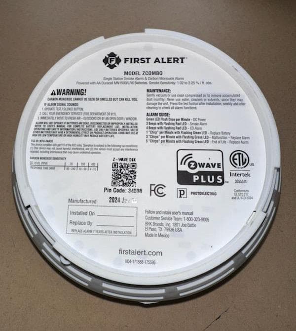 Wireless Alarm Transmitter - FCC ID M7U-410 - Ademco Inc.