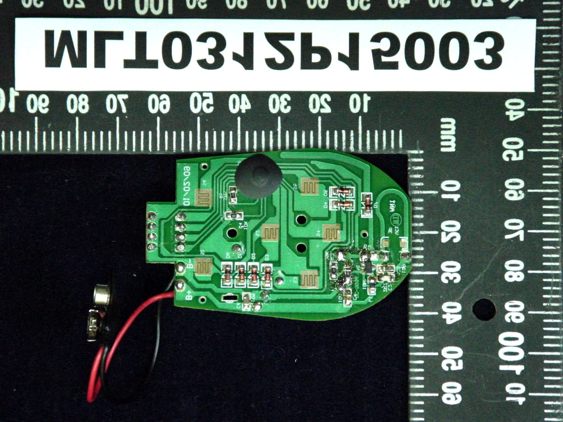 Remote Control Transmitter - FCC ID M8CTP10 - Fego Precision Industrial Co Ltd