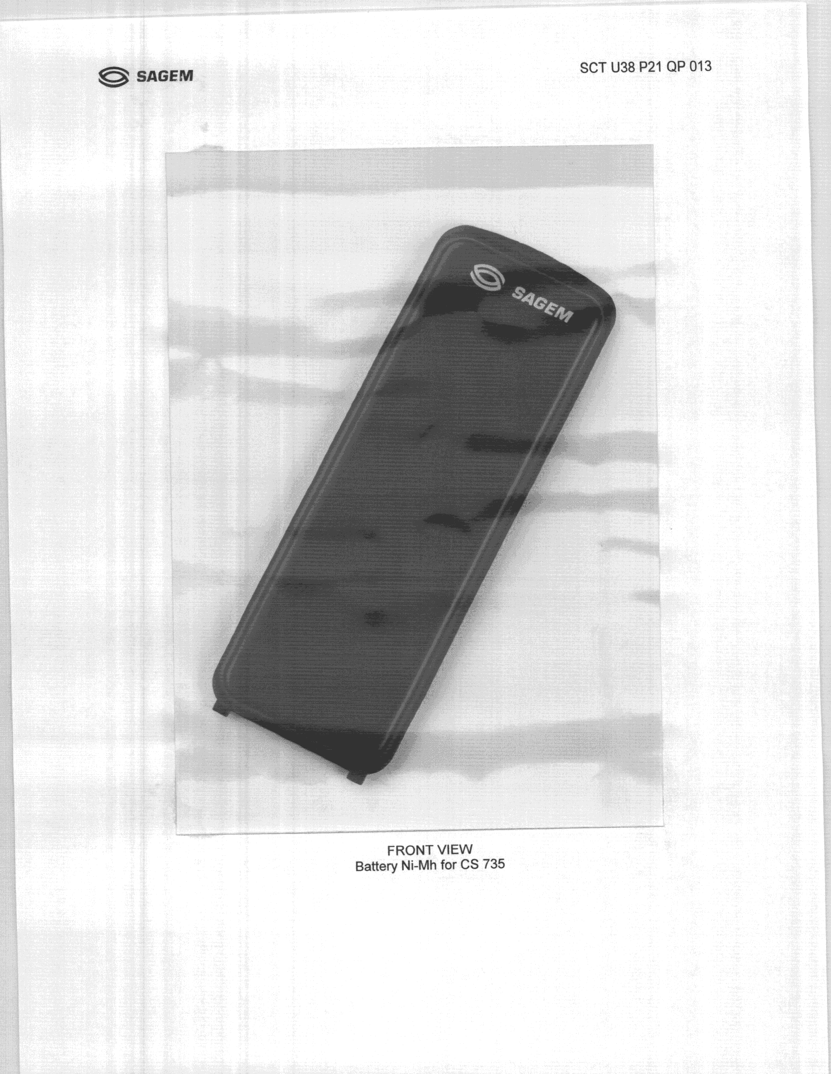 PCE - PCS Licensed Transmitter held to ear - FCC ID M9H95380002 - Sagem Wireless (5)