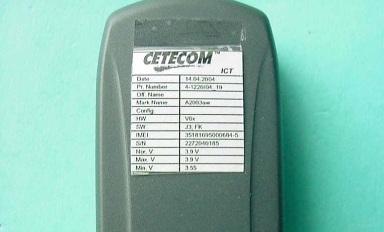 GSM Dual Band 850/1900 MHz Mobile Phone - FCC ID M9H95A03AW - Sagem Wireless (3)