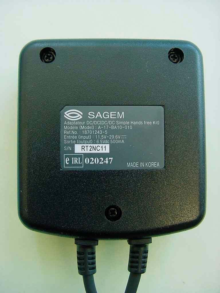 GSM 850/1900 Mobile Phone - FCC ID M9H95X32A - Sagem Wireless