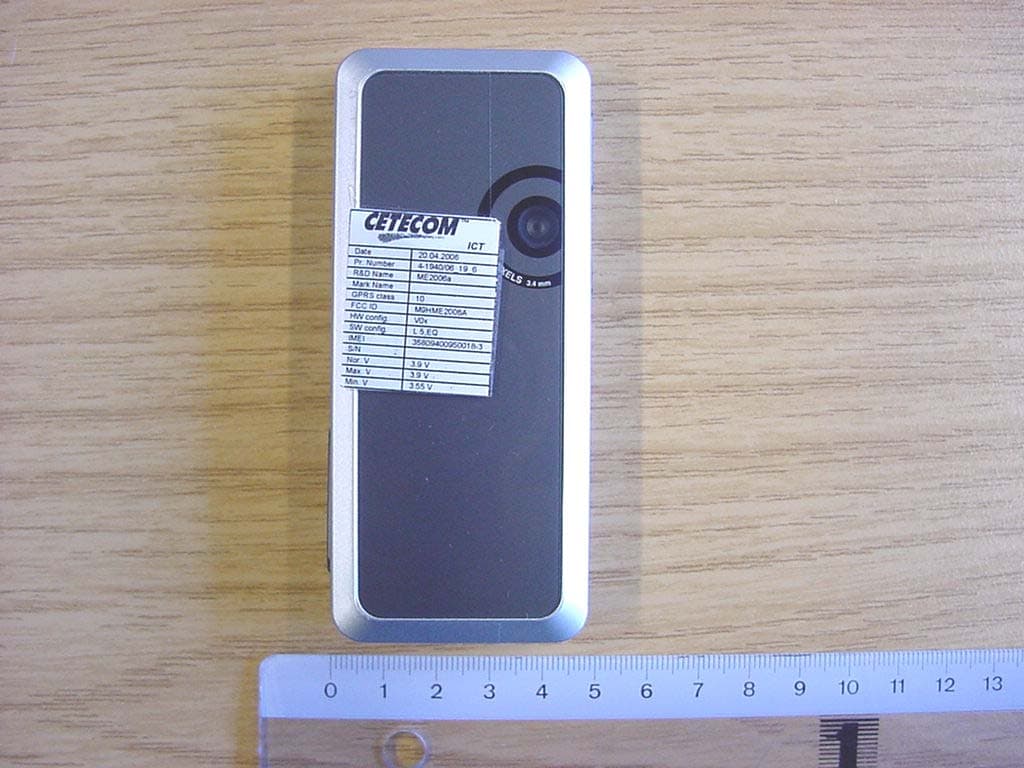GSM/EDGE 850/900/1800/1900 Mobile Phone with BT - FCC ID M9HME2006A - Sagem Wireless