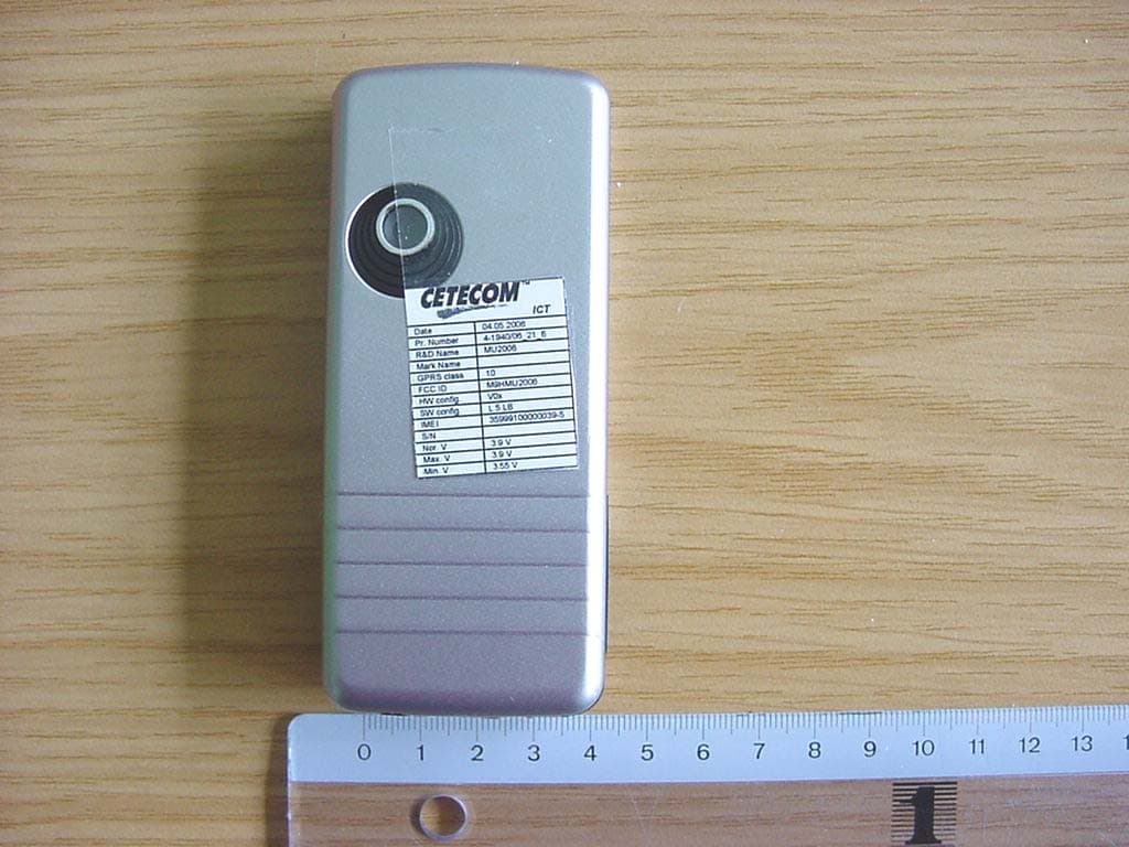 GSM 900/1800/1900, WCDMA Mobile Phone with BT - FCC ID M9HMU2006 - Sagem Wireless (2)