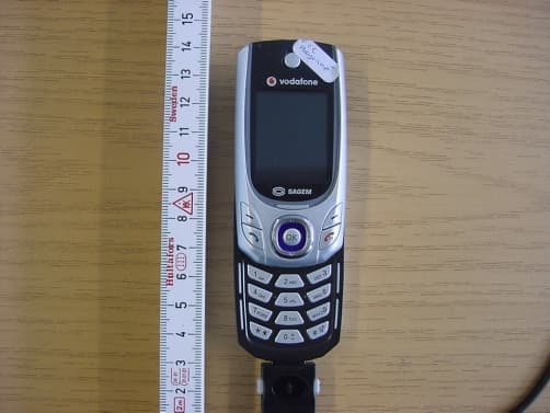 GSM Triple Band 900/1800/1900 MHz Mobile - FCC ID M9HMYZ5 - Sagem Wireless