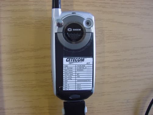 GSM Triple Band 900/1800/1900 MHz Mobile - FCC ID M9HMYZ5 - Sagem Wireless (4)