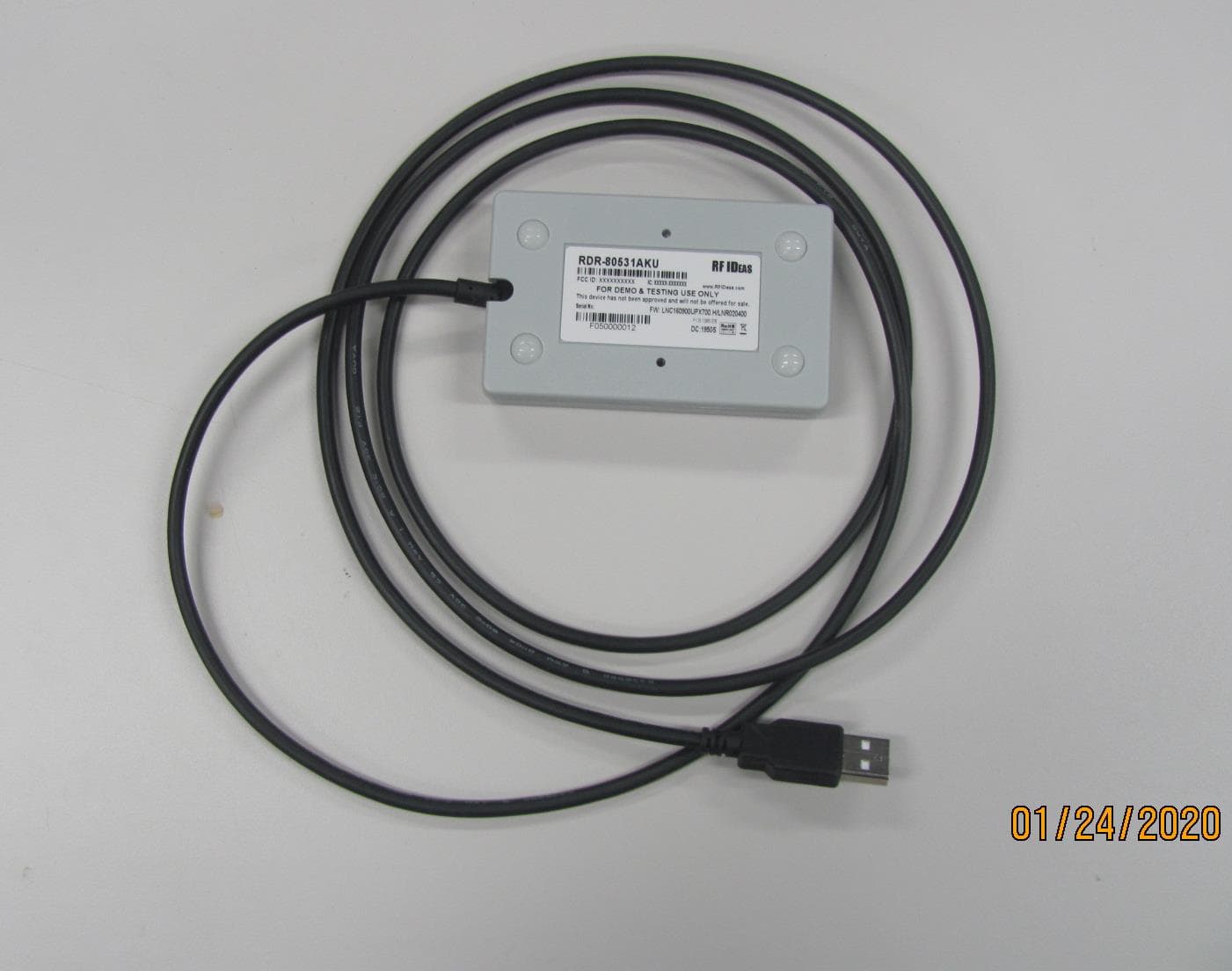 Dual Frequency RFID Reader - FCC ID M9MF80100 - RF Ideas Inc