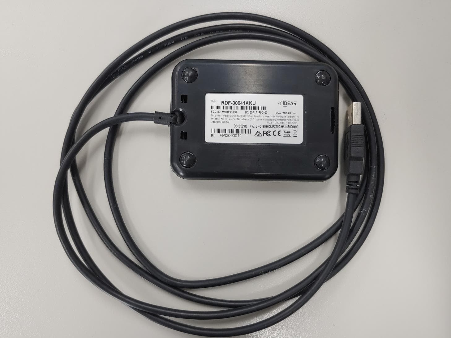 RFID Reader - FCC ID M9MF90100 - RF Ideas Inc