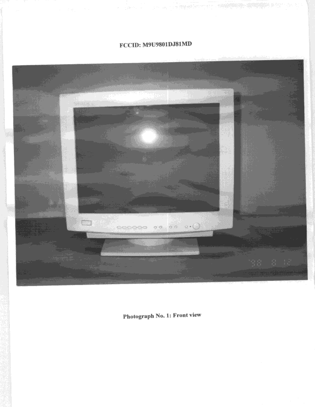 JBP - Part 15 Class B Computing Device Peripheral - FCC ID M9U9801DJ81MD - Hitachi Home Electronics (Europe) Ltd (2)