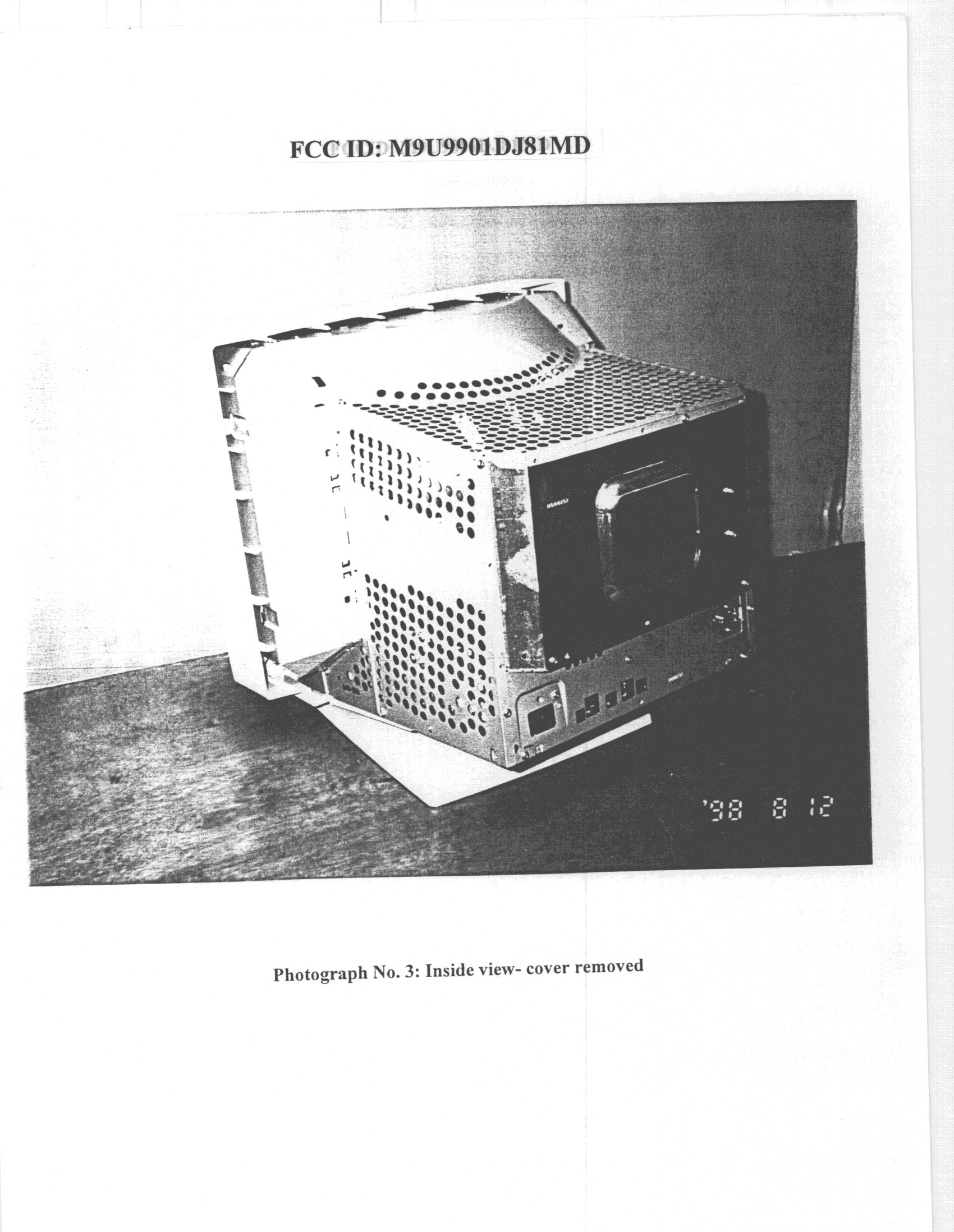 JBP - Part 15 Class B Computing Device Peripheral - FCC ID M9U9901DJ81MD - Hitachi Home Electronics (Europe) Ltd (3)