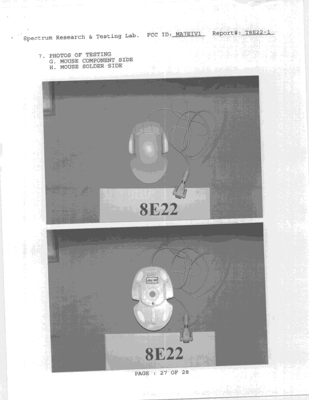 JBP - Part 15 Class B Computing Device Peripheral - FCC ID MA7EIV1 - Allspirit Co Ltd