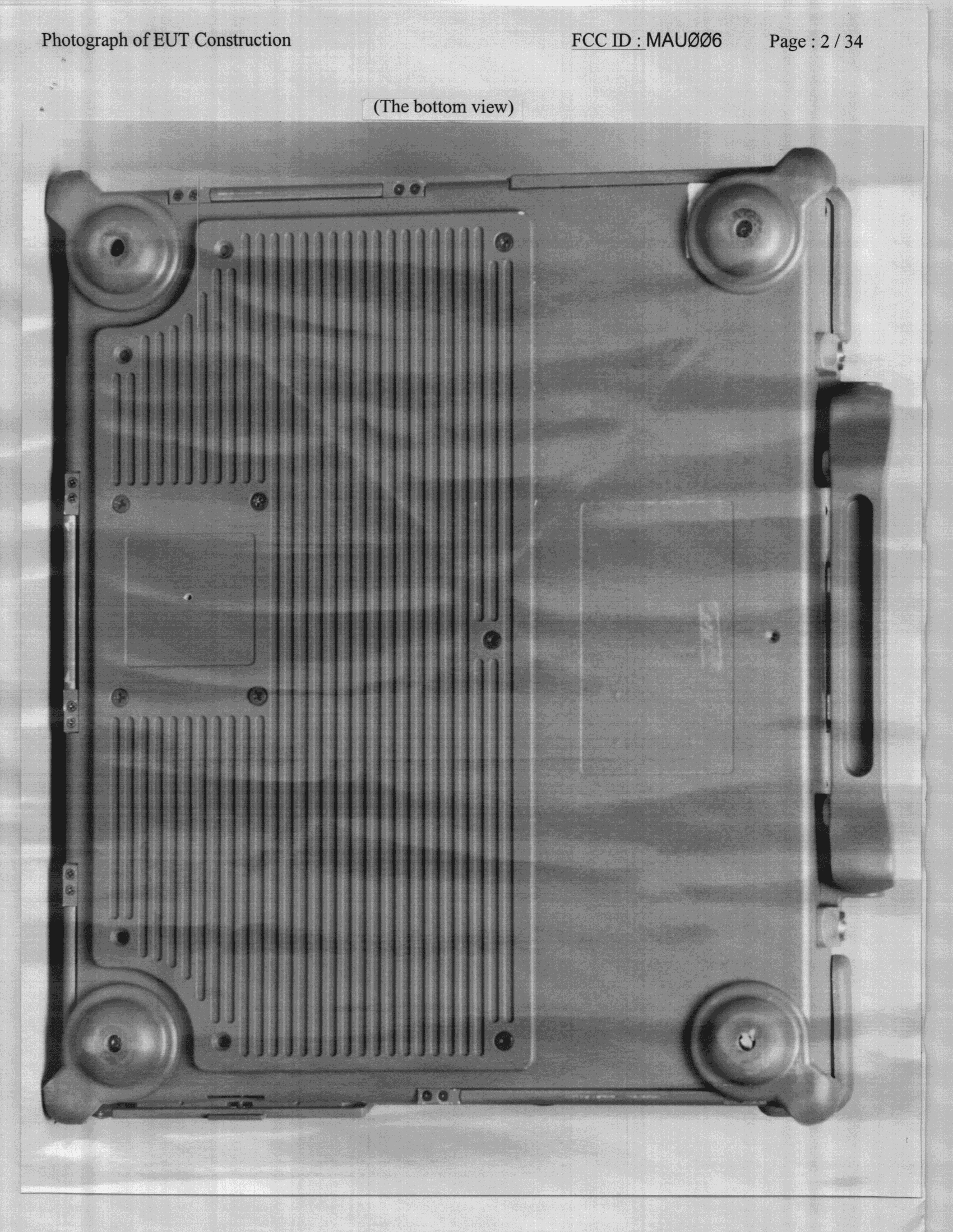 JBC - Part 15 Class B Computing Device/Personal Computer - FCC ID MAU006 - Getac Technology Corp. (2)