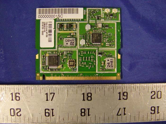 Wireless MiniPCI Card - FCC ID MCLAIRMPI350 - HON HAI Precision Ind. Co., Ltd.