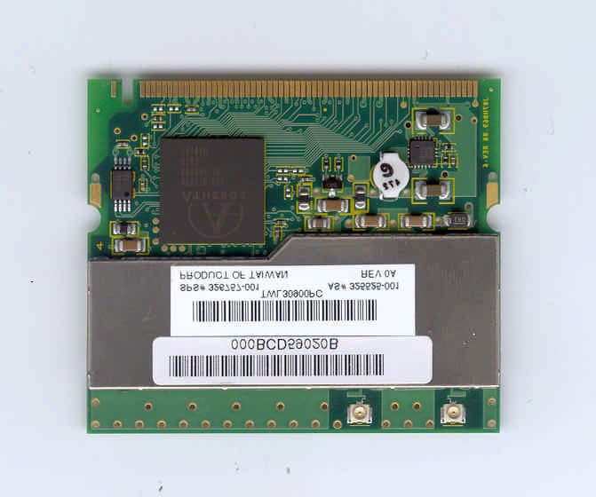 802.11 b/g Mini PCI Module - FCC ID MCLJ07H06904 - HON HAI Precision Ind. Co., Ltd.