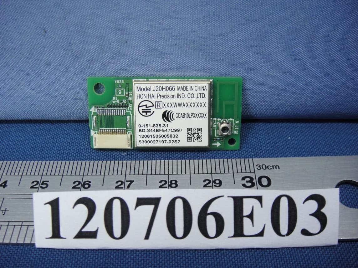 Bluetooth Module - FCC ID MCLJ20H066 - HON HAI Precision Ind. Co., Ltd.